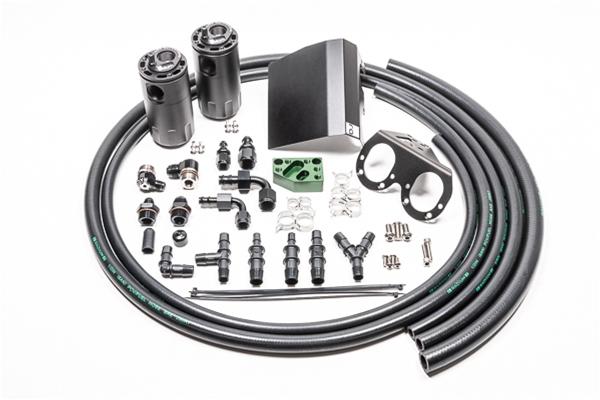 Radium Dual Catch Can Kit, 02-21 Subaru EJ Turbo, Fluid Lock